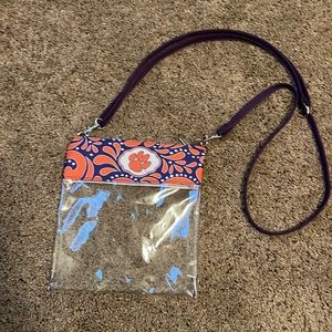 Clear Clemson game day bag